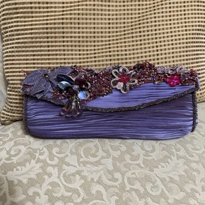 Vintage Mary Frances Artisan Beaded Purse Clutch - Image 1 of 4