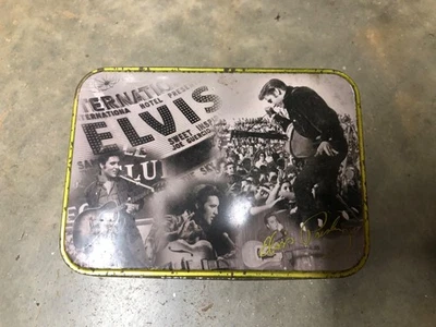 猫王普雷斯利人造签名空长方形锡菲吉糖果2003 — 第 1/3 张图片