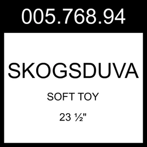 IKEA SKOGSDUVA Soft Toy Arctic Fox/white 23 ½" 005.768.94 - Picture 1 of 1