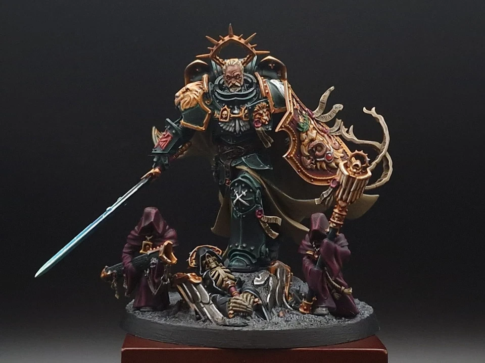 GAMES WORKSHOP Lion El’Johnson Dark Angels COMMISSION PRO PAINTED