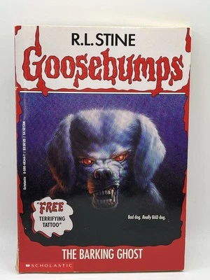 VERDADERA PRIMERA IMPRESIÓN ~ PIEL DE GALLINA #32 - El fantasma ladrante con tatuaje (1995 pb) Foto 1 de 4