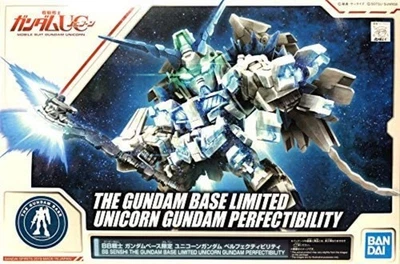 SD Gundam BB Senshi Gundam Base Limited Unicorn Gundam Perfectivity Gunpla Kit - Image 1 of 4
