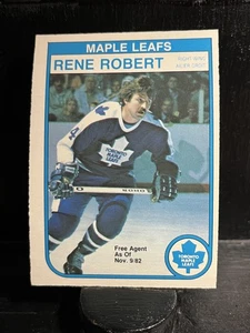 Rene Robert #330 1982-83 O-Pee-Chee Toronto hojas de arce - Imagen 1 de 2