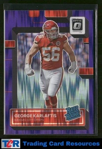 2022 Donruss Optic #256 George Karlaftis Purple Shock - Picture 1 of 2