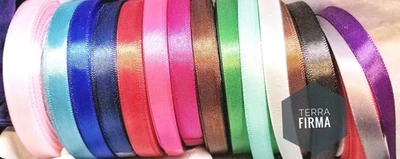 1 Yard 3/8" / 9mm Satin ribbon by the yard choose your color - Image 1 of 2