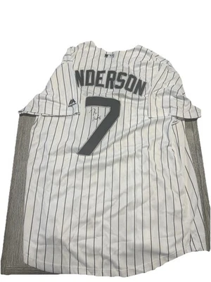 Tim Anderson Signed Autographed Jersey Chicago White Sox Size XL MLB - Image 1 of 2