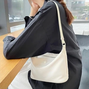 Baby Pink Underarm Bag Nylon Cloth Casual Handbag New Tote Bag Korea Style - Picture 1 of 14