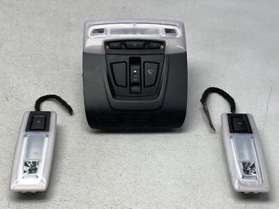 BMW X1 2016-2019 juego de luces domo techo delantero y trasero OEM LOTE 742 Foto 1 de 4