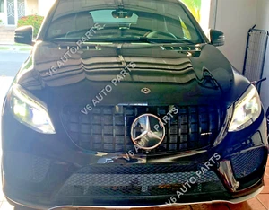 Para Benz GLE-Class W292 GLE43 AMG GTR radiador delantero rejilla esquina rota 15-18 - Imagen 1 de 19