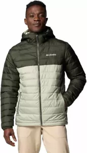 COLUMBIA Men's White Out II Omni Heat Thermarator Insulated HOODED Jacket SZ L - Picture 1 of 8