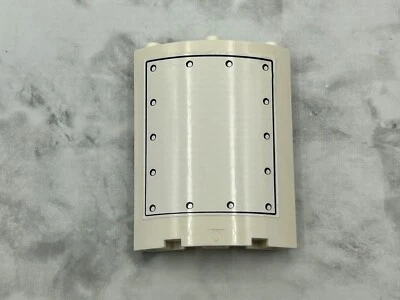 Lego Parte Blanco Cilindro Cuarto 4 x 4 x 6 (Pegatinas) Rocket Ride 3831 Bob Esponja Foto 1 de 3