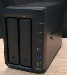 Synology 2 Bay NAS Disk Station DS716+II w/ 2x Seagate Exos X16 16tb (32TB) - Picture 1 of 9