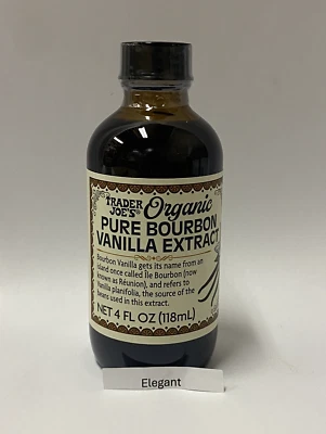 Nuevo extracto de vainilla bourbon orgánico Trader Joe's 4 floz/ea Exp 2030 Foto 1 de 2
