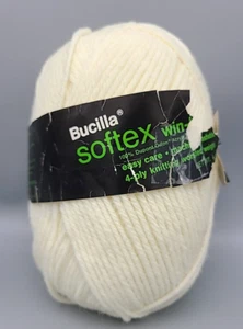 Bucilla Softex Win Knit Cream Acrylic Yarn for Knitting & Crochet Hats,Scarf, - Picture 1 of 6