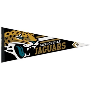 JACKSONVILLE JAGUARS ROLL UP PREMIUM FELT PENNANT 12"x30" NEW WINCRAFT 👀 - Picture 1 of 1