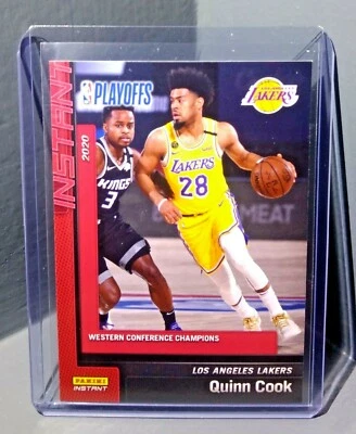 Quinn Cook 2019-20 Panini NBA Instant Lakers #236 Basketball Card 1 of 340 - Image 1 of 2