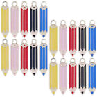  50 Pcs Colored Crayon Pendant Alloy Pencil Earring Charms Jewelry Pendants