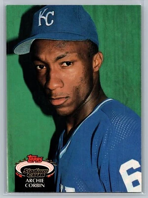 1992 TOPPS STADIUM CLUB Card # 473 Archie Corbin - Kansas City Royals - Image 1 of 2