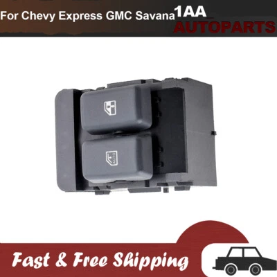Interruptor de ventana eléctrica Driver Master para Chevy Express 1500 2500 3500 GMC 1996-2000 Foto 1 de 4