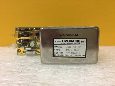 HP A-0960-0465-1 Ovenaire OSC-73-52 10 MHz, Oscillator + 03585-66581. Tested! - Image 1 of 3