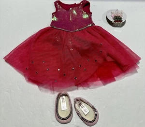 American Girl Isabelle Sparkle Dress GOTY 2014-Hair Piece And Shoes - Picture 1 of 3