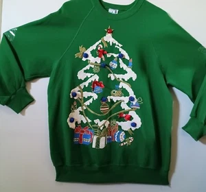 SUÉTER NAVIDAD ÁRBOL VERDE TALLA ÚNICA - Imagen 1 de 12