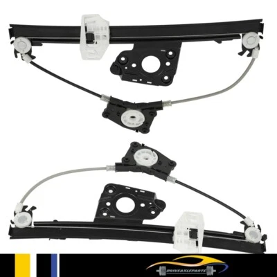 Rear Left Right Fits 2006 BMW 325Xi Power Window Regulator without Motor - Image 1 of 4