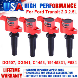 4 Pack Ignition Coil For Ford Transit Connect Fusion Ranger Escape 2.0L 2.3 2.5L