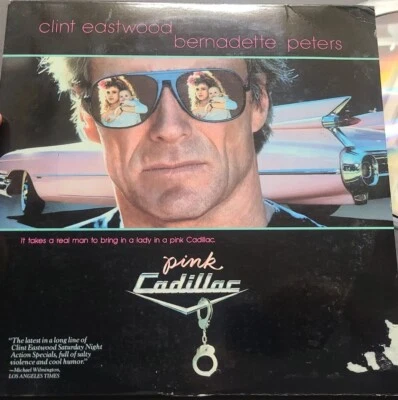 Pink Cadillac Laserdisc Clint Eastwood Bernadette Peters 1990 PG-13 NICE Shape! - Image 1 of 4