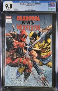 DEADPOOL & WOLVERINE WWIII #2 Kirkham Variant Cover 9.8 CGC Comic - Picture 1 of 2