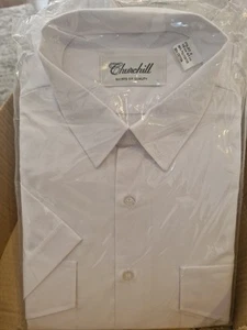 White Pilot Shirt - Short Sleeve - Picture 1 of 3