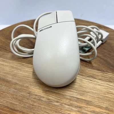 Microsoft Serial Wired Roller Mouse 2.1A Part No 90567 - Tested - Image 1 of 4