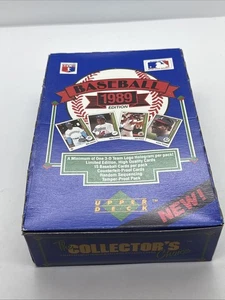 1989 UPPER DECK Wax Box Low Series 36 Packs Ken Griffey Jr Rookie RC - Picture 1 of 4