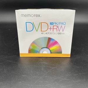 Memorex DVD+RW 10er Pack 4x 4,7GB 120min Festplatten - Bild 1 von 5