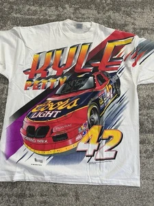 Kyle Petty Coors Light AOP NASCAR Shirt Size XL - Picture 1 of 2