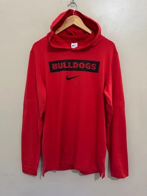 Nike Georgia Bulldogs Football Team Issue Sideline Performance Hoodie Shirt L - Image 1 of 4