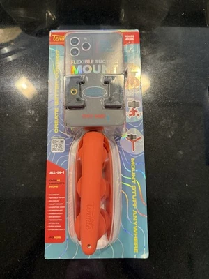 Tenikle Pro Flexible Tripod Bendable Suction Cup Camera & Phone Mount Red - Image 1 of 2