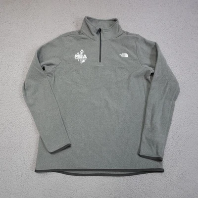 Pullover The North Face para mujer grande gris polar cuarto cremallera clase MBA de 2025 Foto 1 de 4