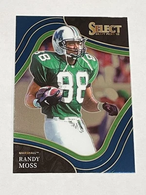 2022 Panini Select Draft Picks Football #162 - Randy Moss - Marshall - Image 1 of 2