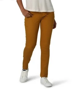 Jean Lee para mujer ajustado pierna ajustada tiro medio, comino, 6 - Imagen 1 de 4