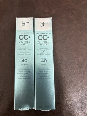 it Cosmetics CC RICH HONEY Oil-Free Matte SPF 40 Poreless Finish Full Coverage - Image 1 of 4