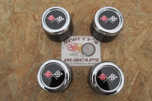 1973-79 CHEVY CORVETTE ALUMINUM WHEEL CENTER CAPS ~NOS~ - Picture 1 of 6