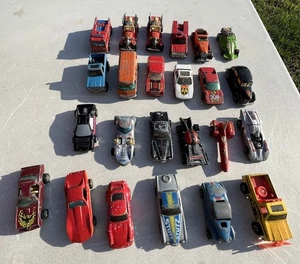 Mixed Lot Of 24 Vintage Used Hot Wheel Cars Racecar Toys 70s 80s 90s Spider-Man - Picture 1 of 24