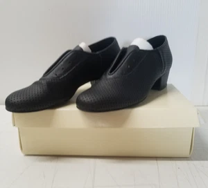 Bloch Dance Shoes Practice SO850L Ladies Sz 7.5 Black Lace Up Low Heel 3763 - Picture 1 of 10