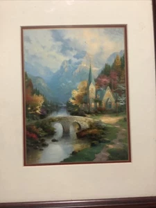 Thomas Kink add The Mountain Chapel, Limited Edition W/Certicate Of Authenticity - Picture 1 of 5