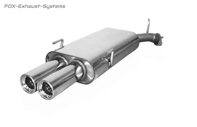 Escape Deportivo Opel Vectra B Hatchback, Sedán Caravan Desde 1999 2x80 Redondo - Imagen 1 de 4