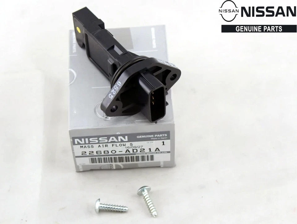 Оригинальный датчик Nissan Infiniti MAF 22680-AD21A подходит для FX35 G35 3,5 л V6 НОВЫЙ - Изображение 1 из 1