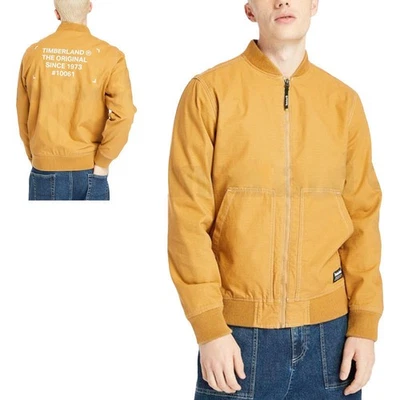 Timberland Mens Bomber Jackets Regular Fit Full Zip Travel Workwear Coat S-XL - Image 1 of 4