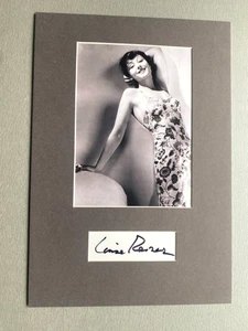 LUISE RAINER (†2014) ORIGINAL firmado escote/Passepartout 21x30 autógrafo - Imagen 1 de 3