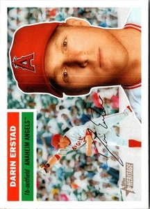 2005 Topps Heritage Darin Erstad #12 Anaheim Angels Baseball Card - Picture 1 of 2